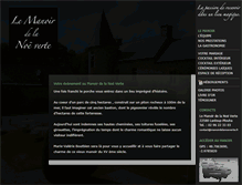 Tablet Screenshot of manoirdelanoeverte.fr